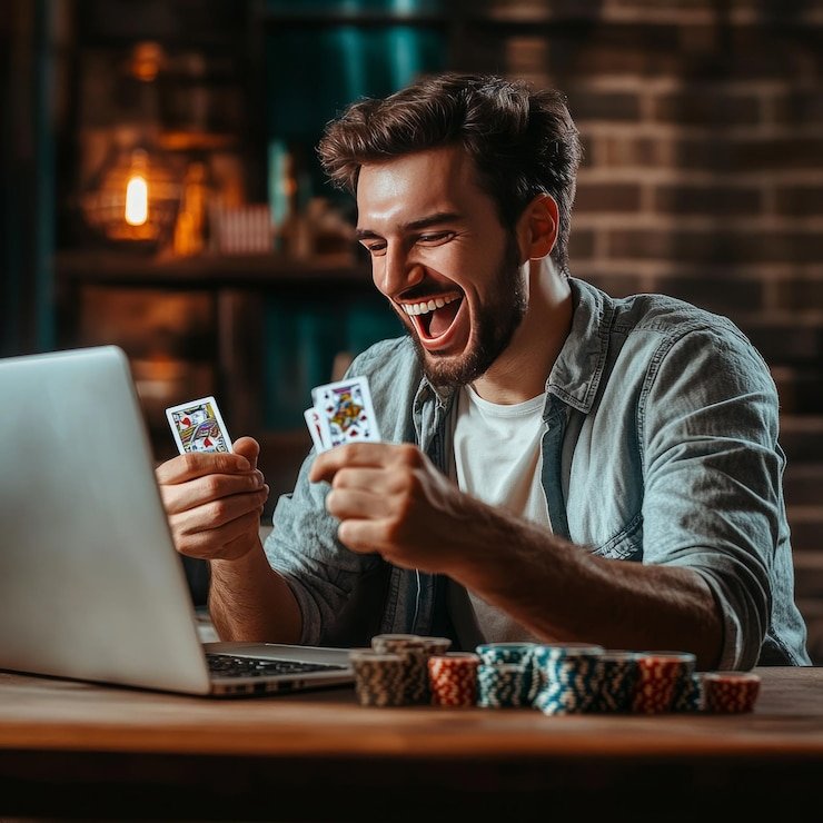 Pengguna mobile memeriksa akses aman
